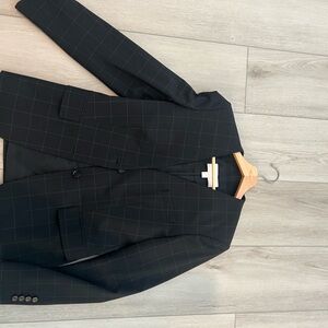 Boss Dark Checkered Blazer